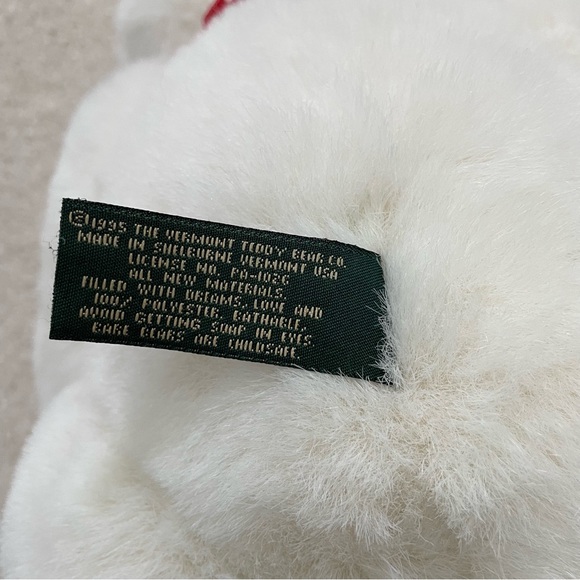 Vintage Vermont Teddy Love Bear 1995 - New with Tags ❤️ - Picture 8 of 14